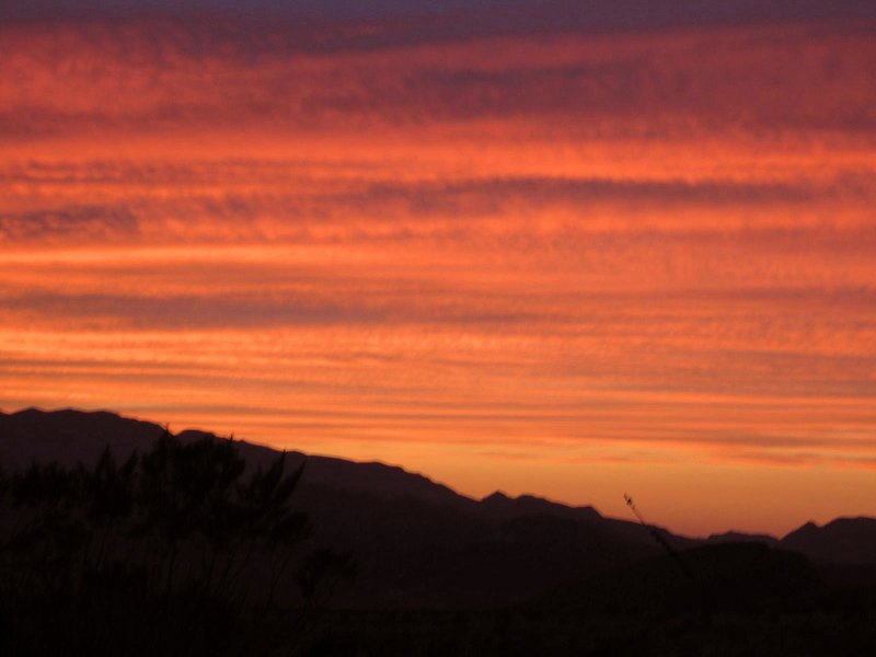 Sunset on Mesa de Anguila