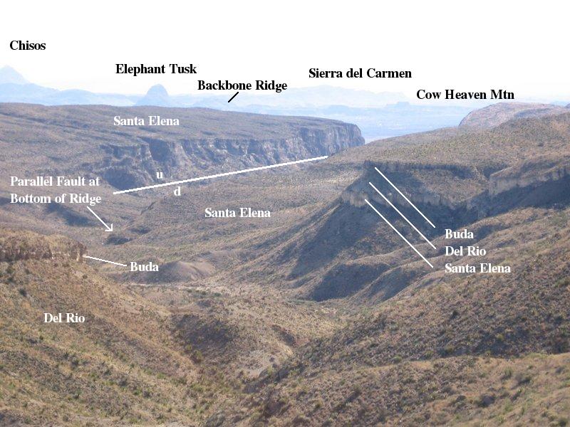 Canyon on East Side of Mesa de Anguila