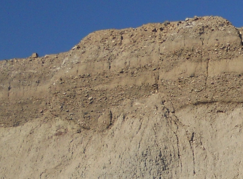 Alluvium on Black Peak Fm, closeup