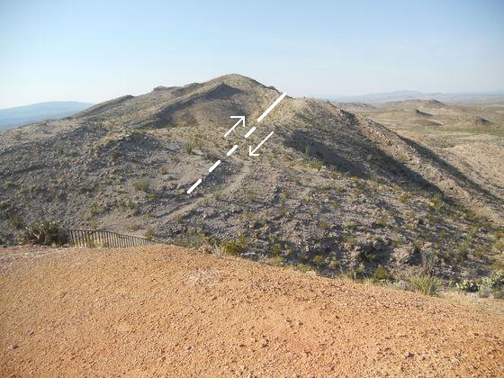 Mariscal Anticline and Thrust Fault