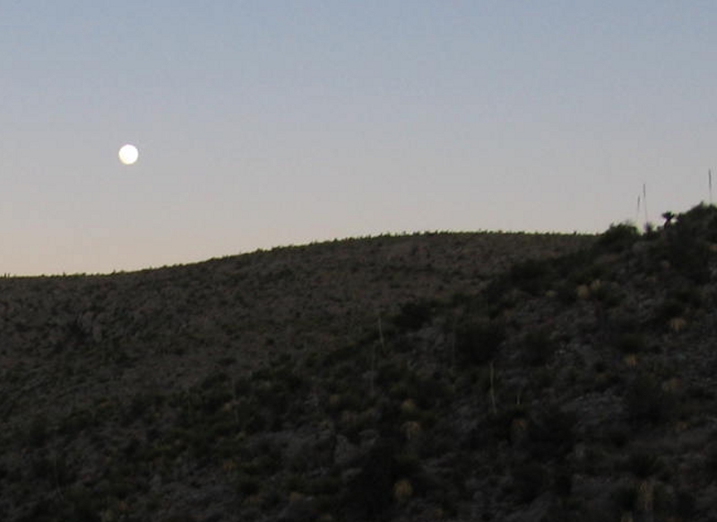 Blue Moon over Telephone Canyon