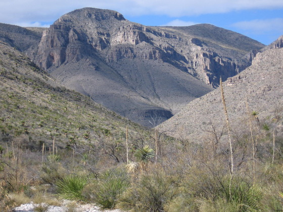 Telephoto of Prominent Mountain